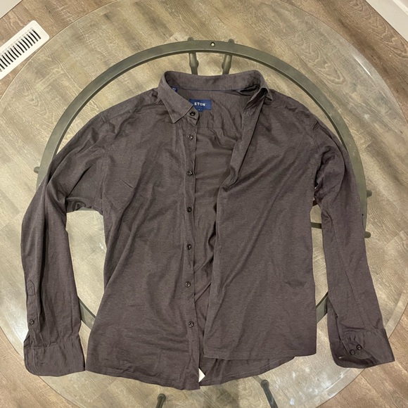 Eton Knit Buttondown - Picture 1 of 3